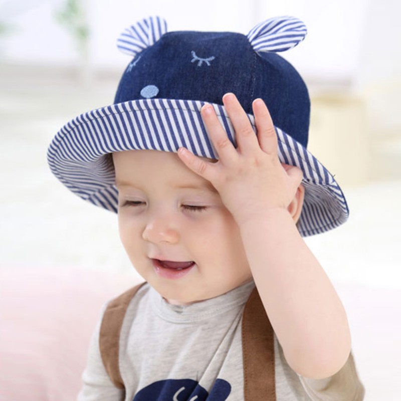 duisternis Verhogen Buik Strandhoed voor kids donkerblauw | 18 -24 maanden - Busy Baby