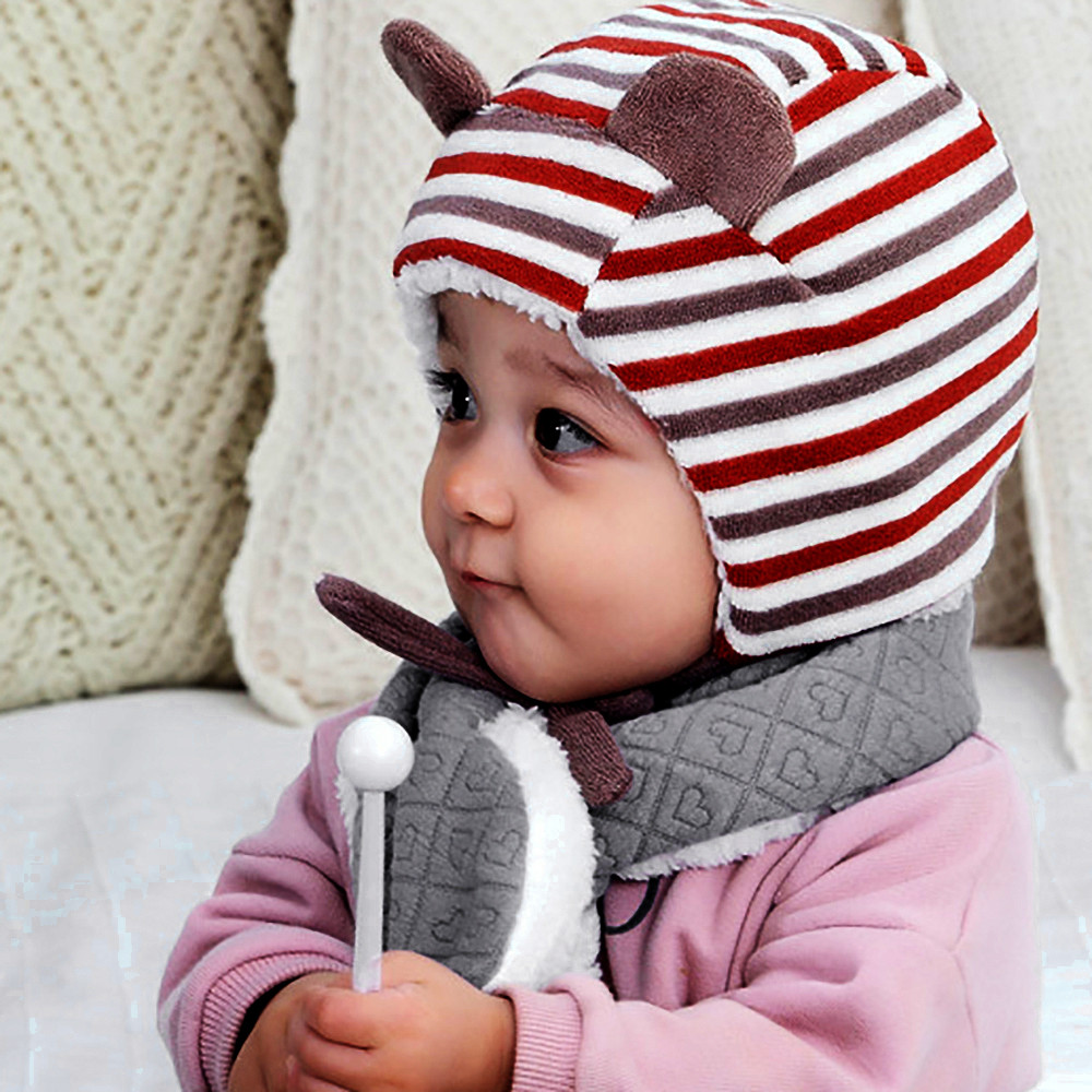 Reserveren kalmeren Scenario Sjaal baby met hartjes | grijs | 6-24 maanden - Busy Baby
